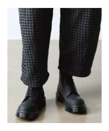 Dr. Martens' 1460 Bex Bump Toe Leather Boots In Black
