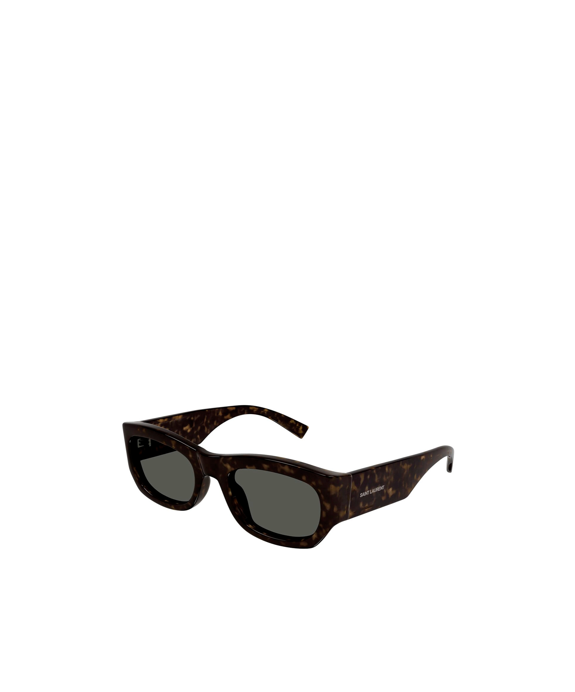 Saint Laurent Eyewear Rectangle Frame Sunglasses In Black