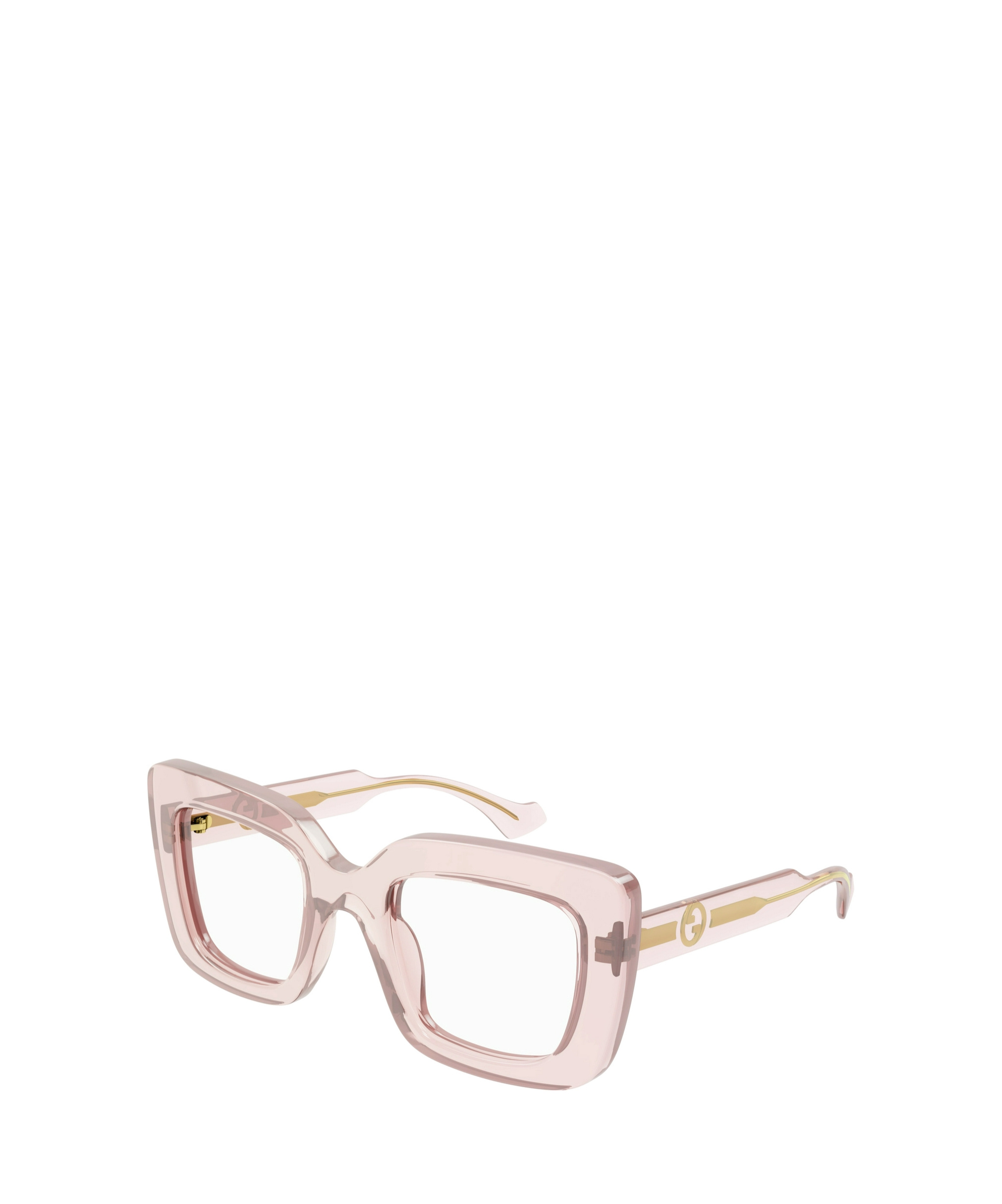 Gucci Interlocking G Oversize-frame Glasses In Pink