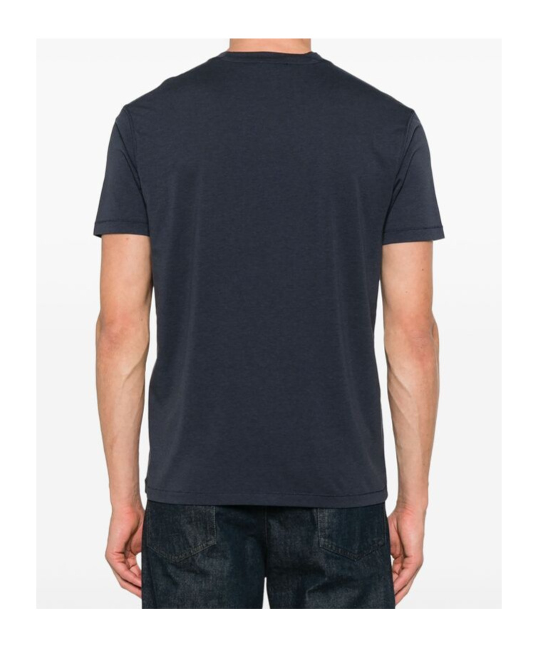 Tom Ford Short-sleeved Solid T-shirt In Black