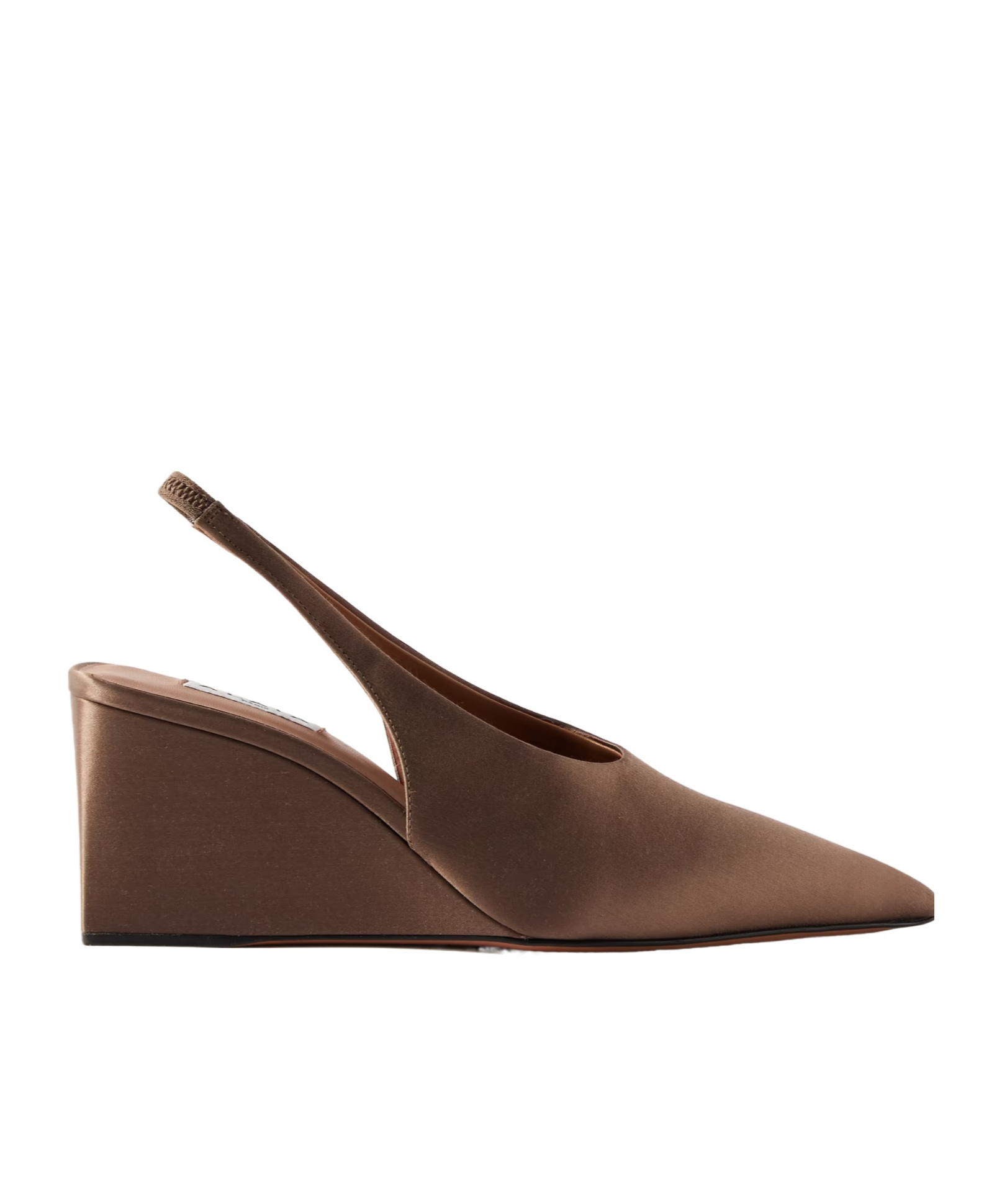Alaïa Cube 75 Wedge Sandals In Brown