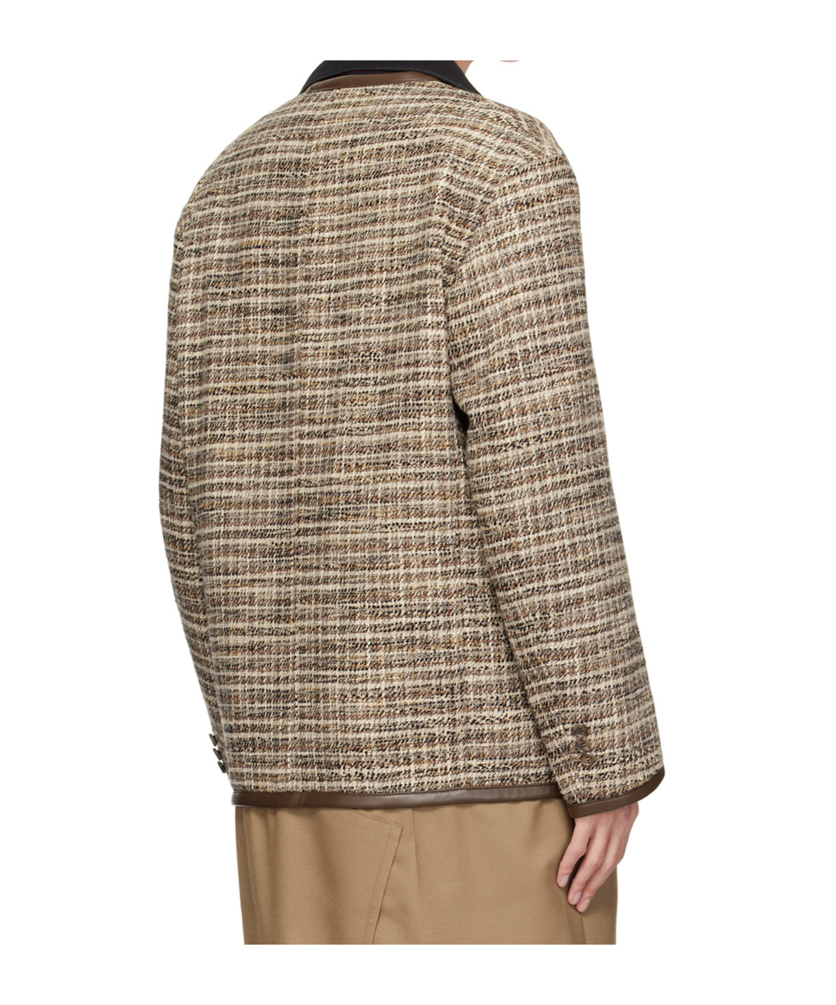 Junya Watanabe Tweed Jacket In Brown
