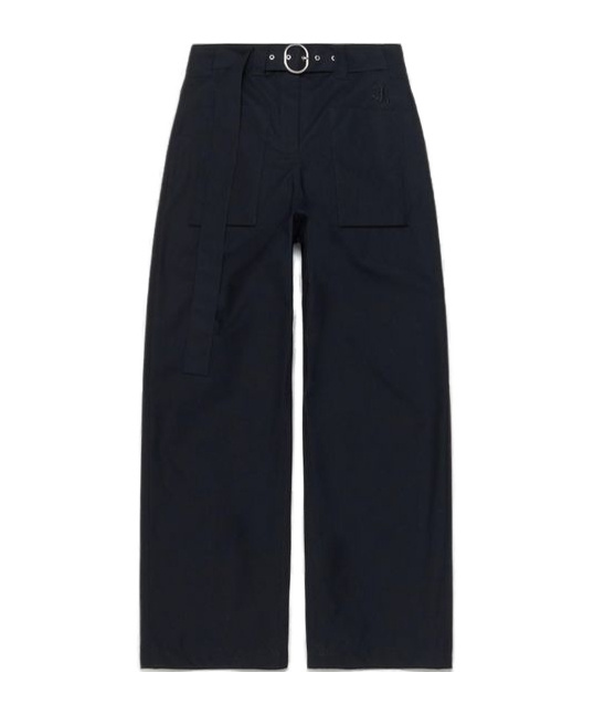 Jil Sander Belted Trousers In Pink