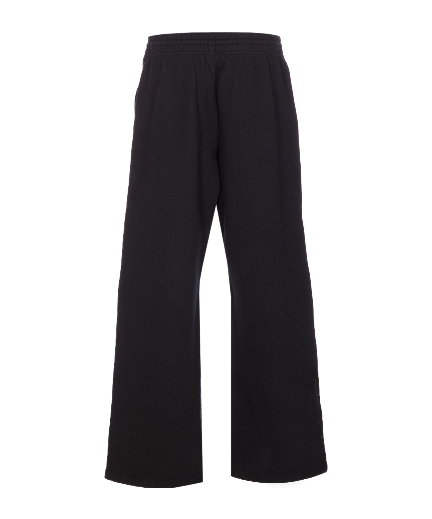 Burberry Logo Printed Drawstring Track Trousers In Black