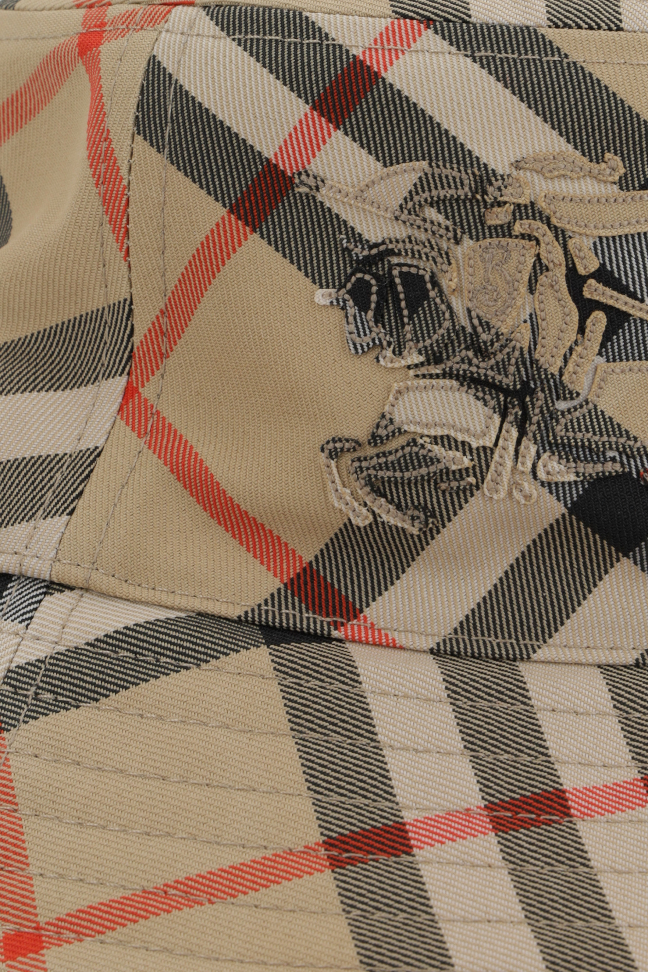 BURBERRY CHECKED BUCKET HAT