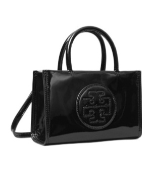 Tory Burch Ella Bio Mini Tote In Black