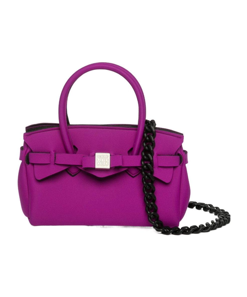 Save My Bag Missy Key-strip Shoulder Bag In Purple