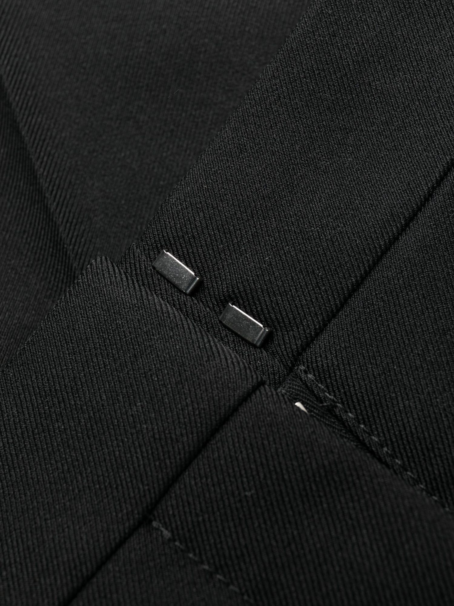 Off-white Split-hem Tailored Trousers In Black