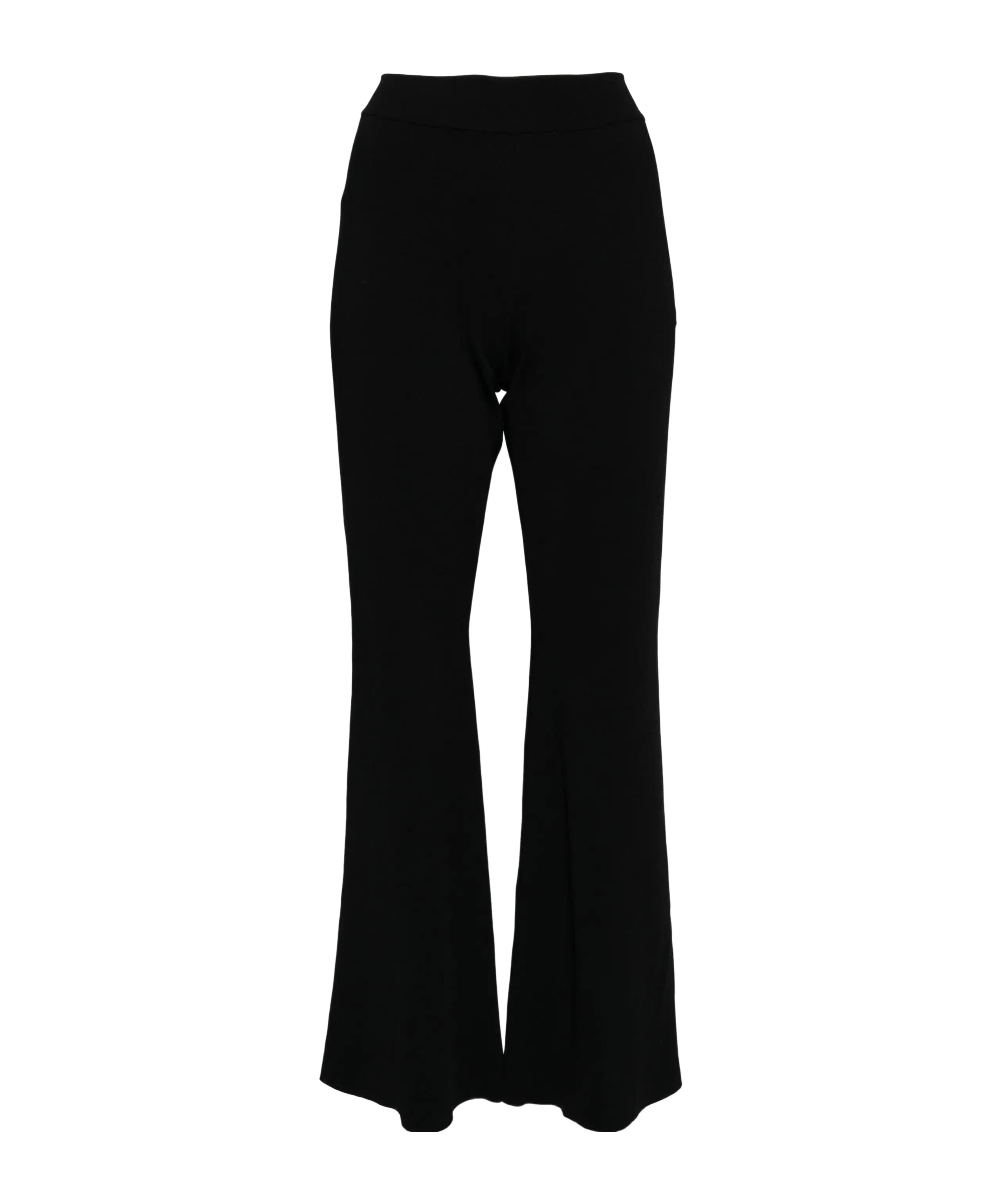 Stella Mccartney High-waisted Flared Trousers In Black