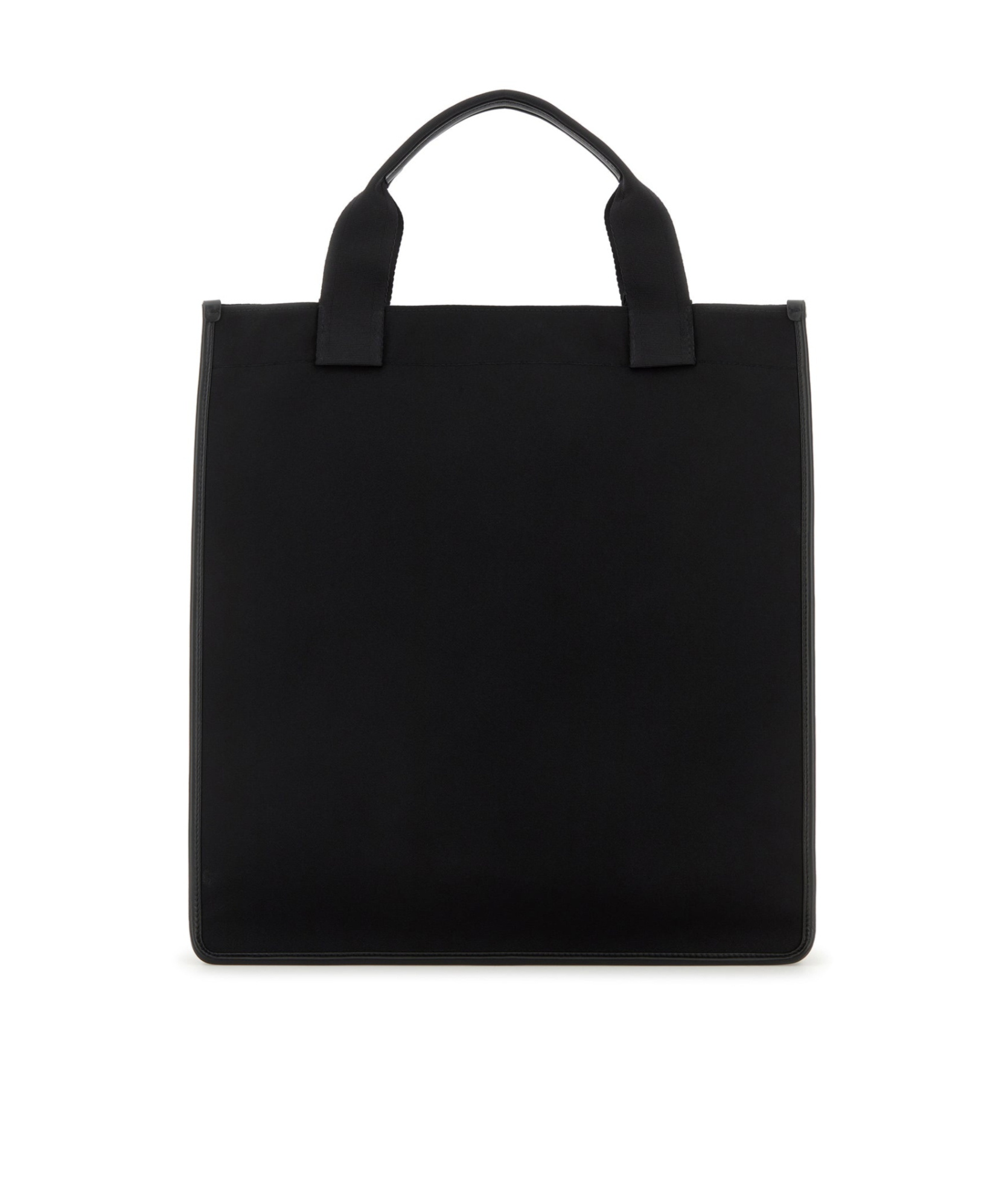 Maison Margiela Rectangular Shopping Bag Top Handles In Black