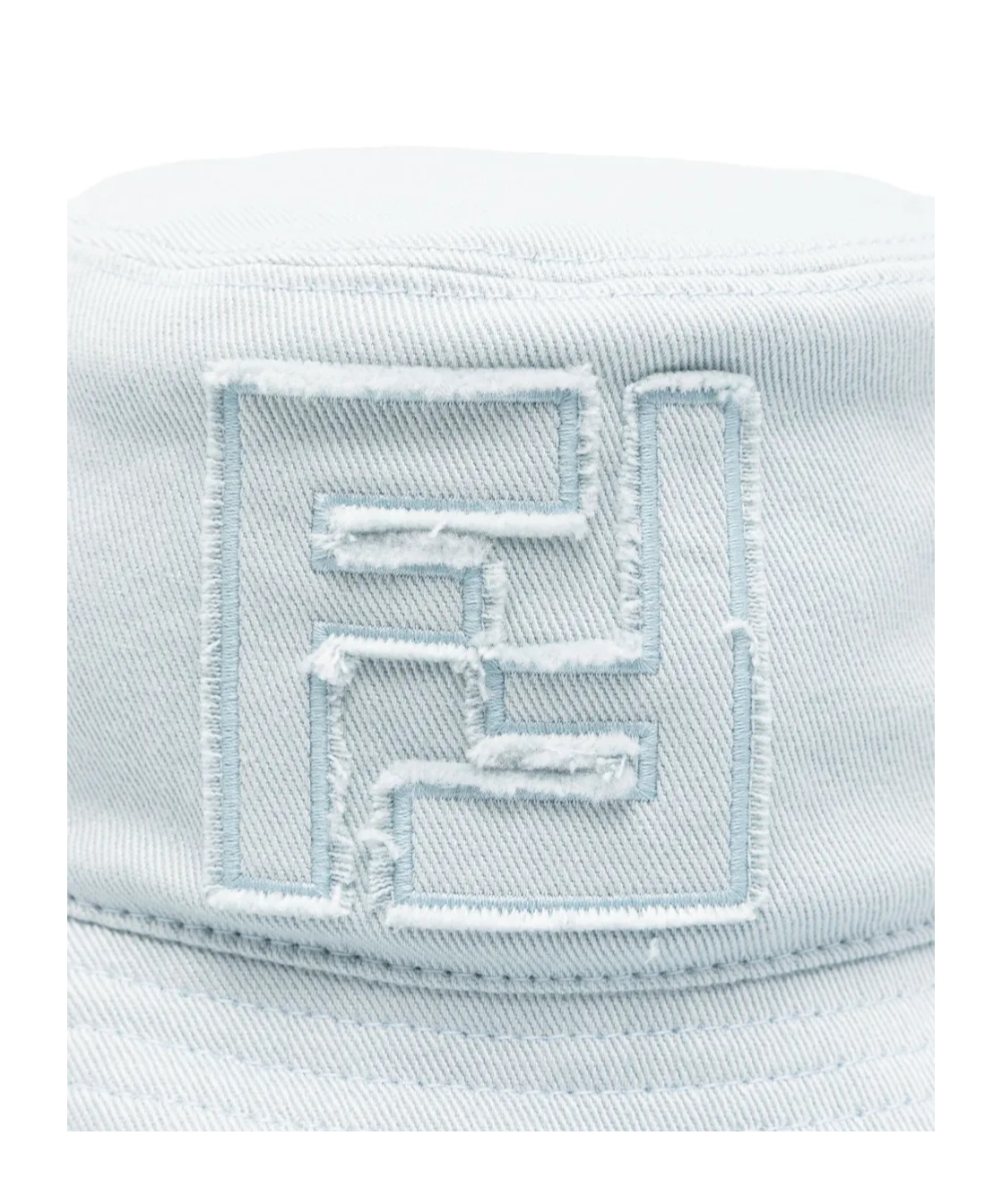 Fendi Worn Detail Hat In White