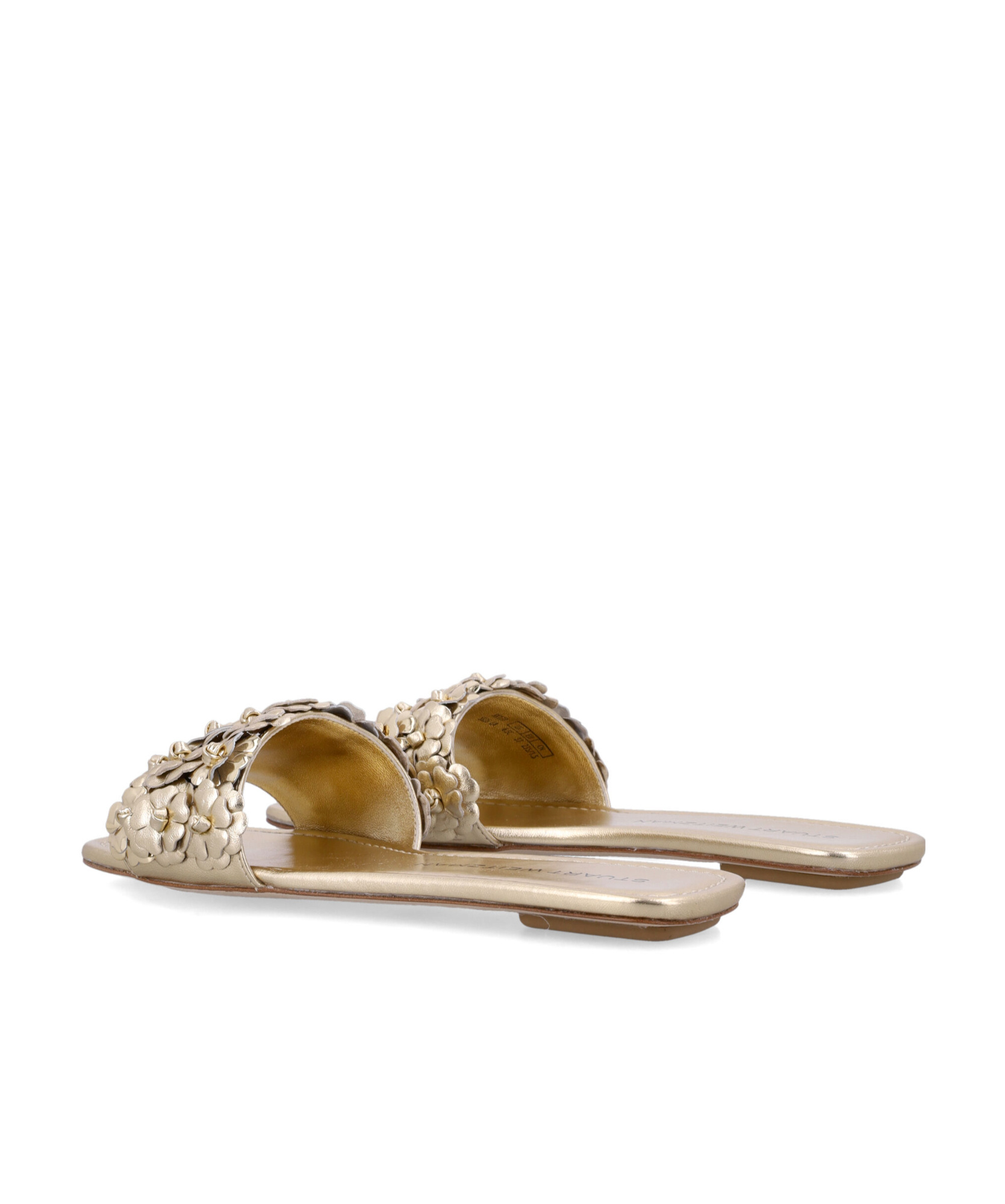 Stuart Weitzman Meadow Slide Floral Embellishments