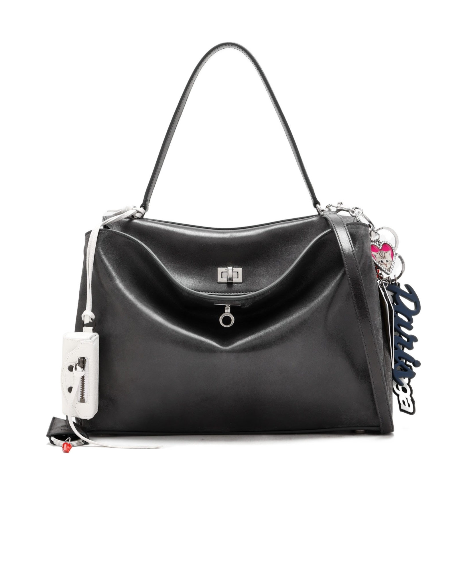 Balenciaga Rodeo Medium Handbag In Black