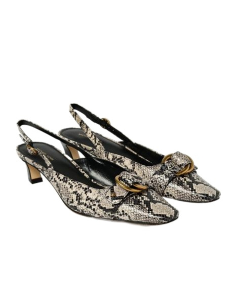 Michael Michael Kors Jaden Embossed Slingback Pumps In Multi