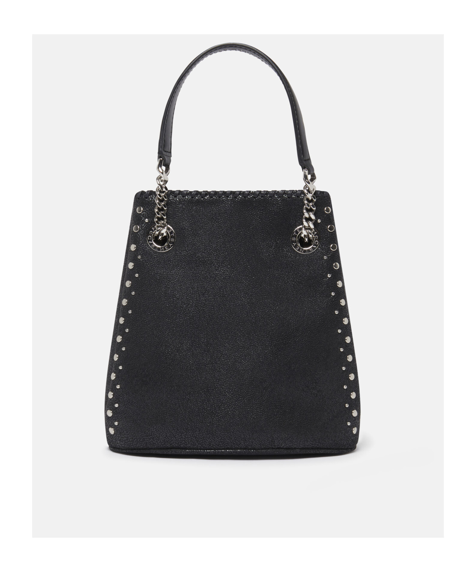 Stella Mccartney Falabella Beuteltasche Mit Nieten In Black