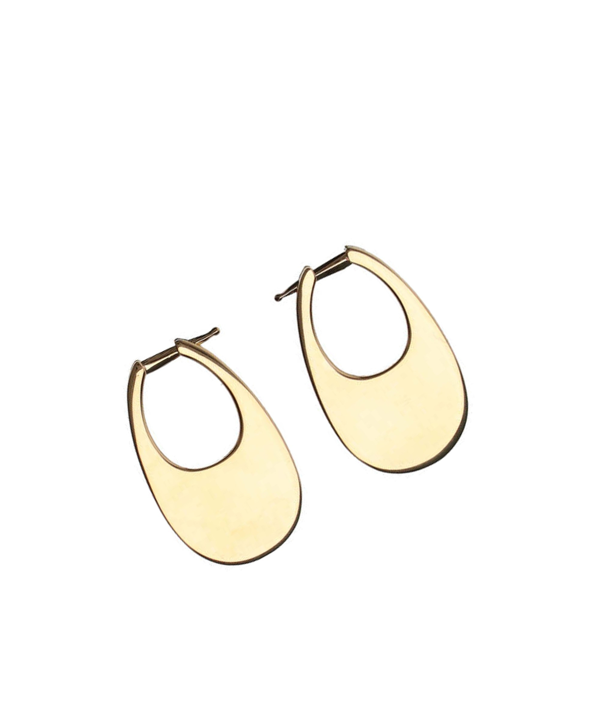 Coperni Logo Earrings In Yellow