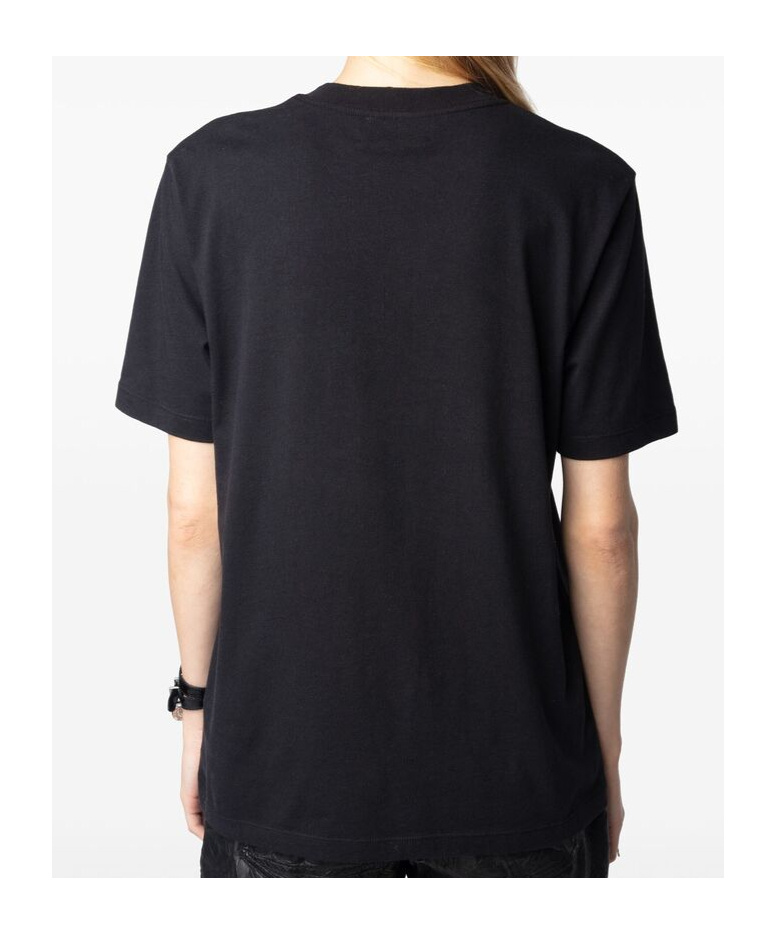 Zadig & Voltaire Slogan-print T-shirt In Black