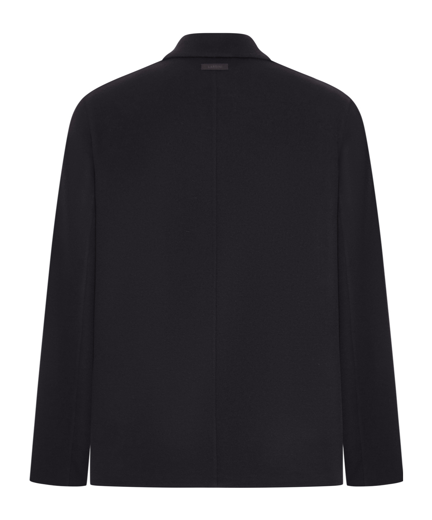 Lardini Virgin Wool Overshirt In Black