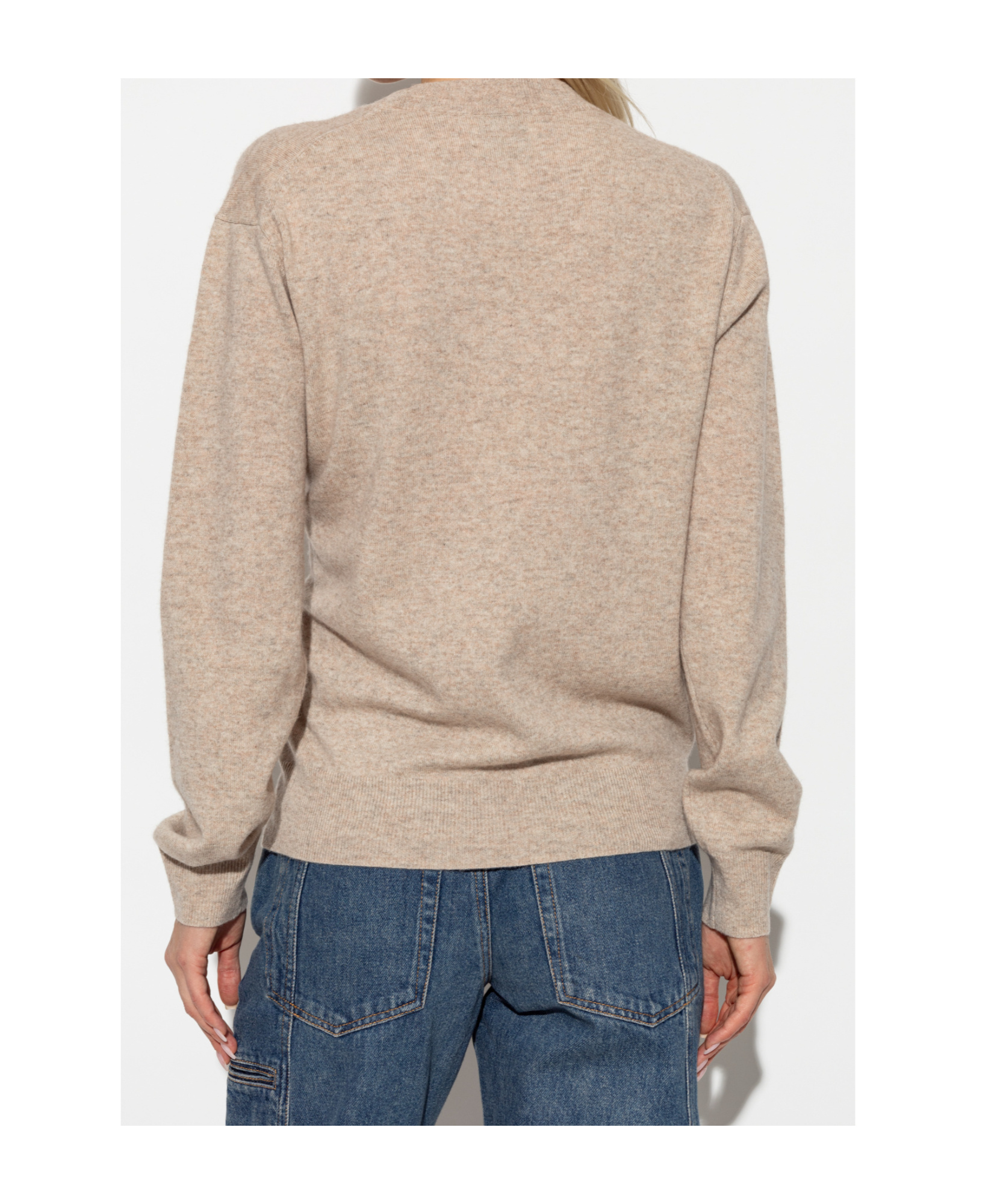 ISABEL MARANT BROOCH-DETAIL SWEATER