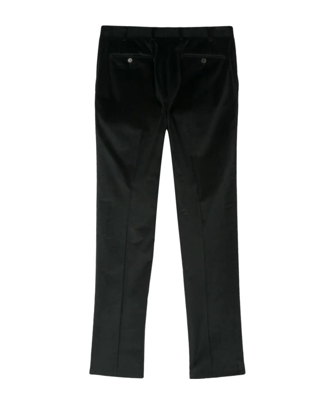 Canali Waistband Loop Casual Pants In Black