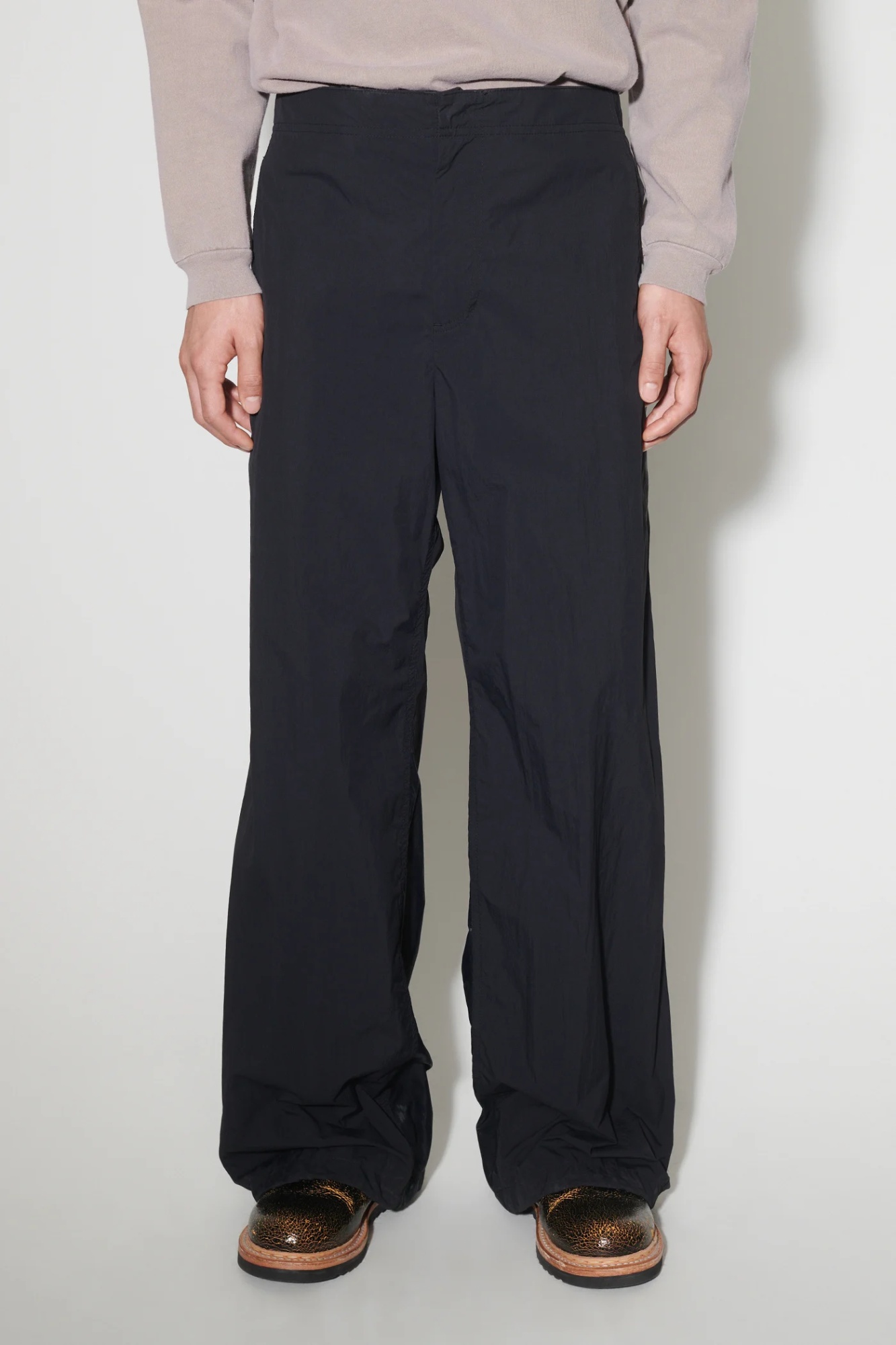 Our Legacy Roam Wide-leg Trousers In Black