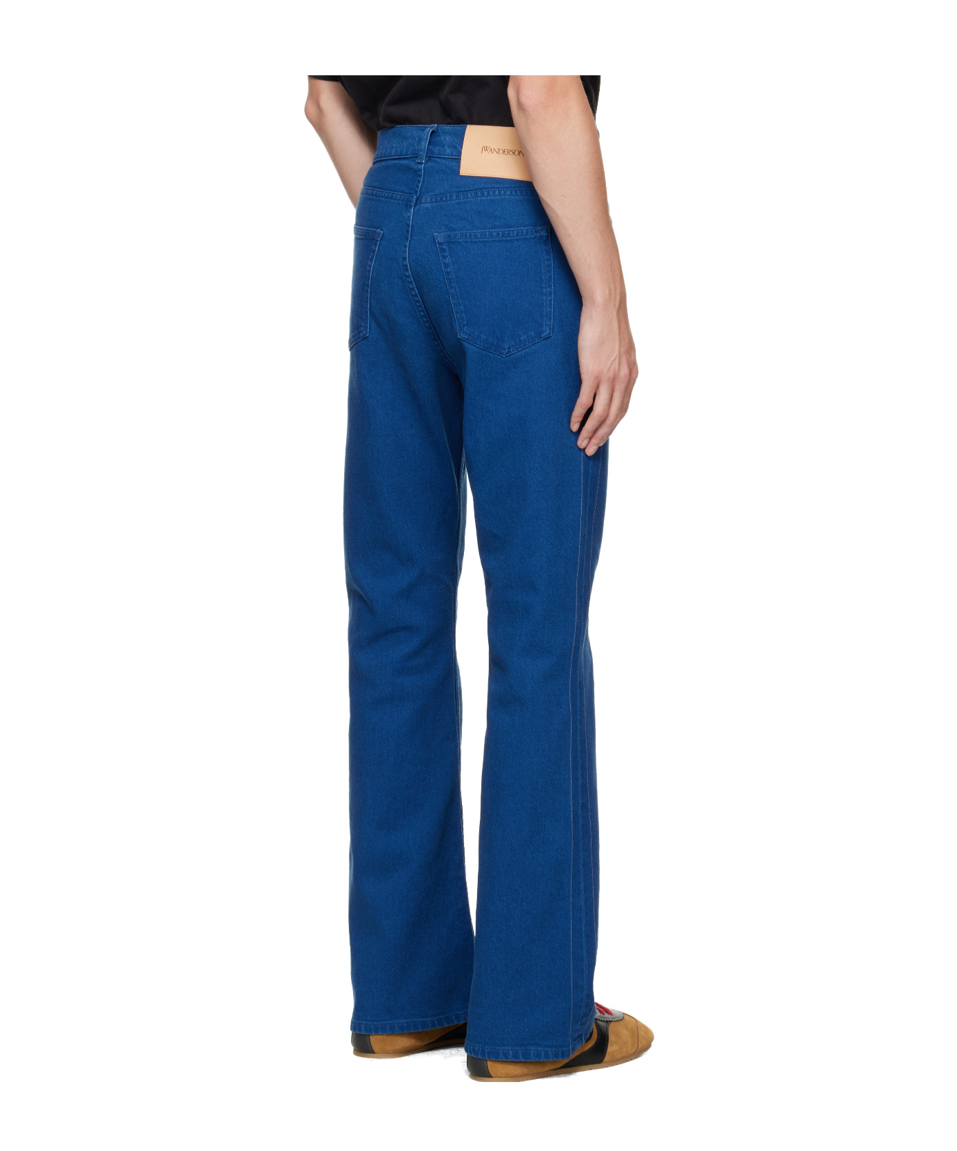 Jw Anderson Bootcut Jeans In Blue