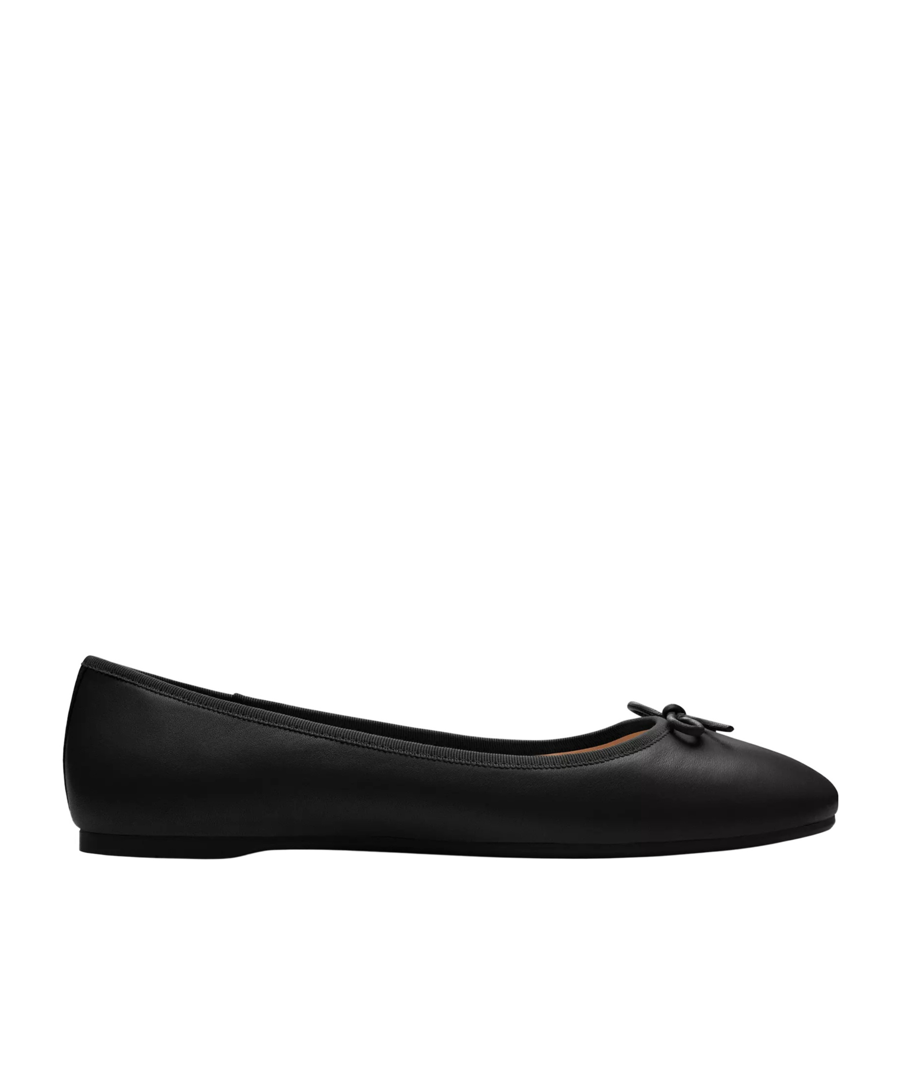 COACH ABIGAIL LEATHER BALLERINA SHOES