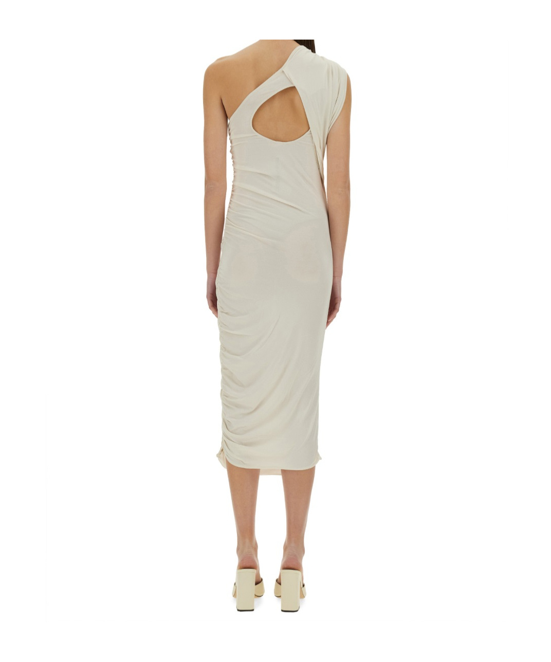 Rick Owens Amira Draped Jersey One-shoulder Dress