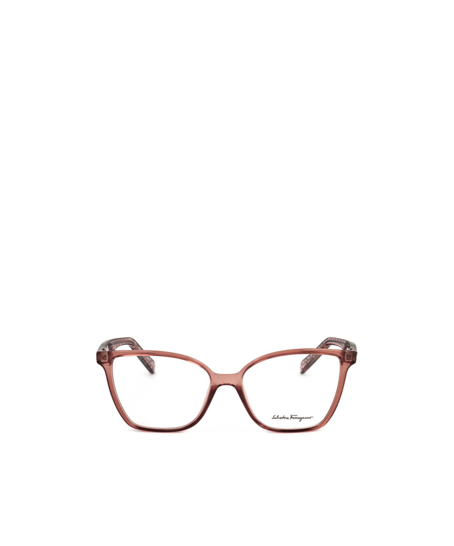Ferragamo Eyewear Square Frame Glasses In Pink