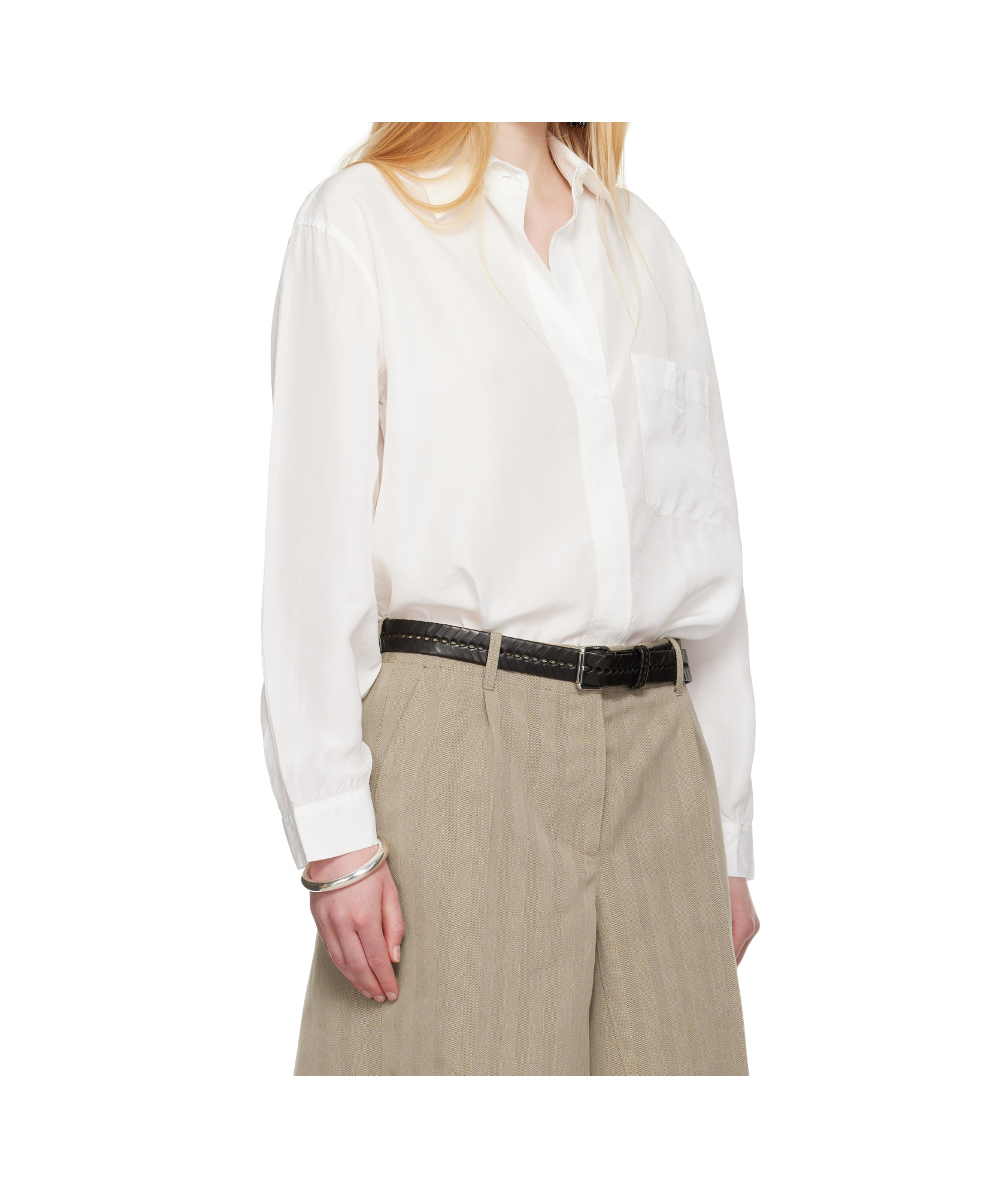 Our Legacy Work Shop Emporio Armani Spiaggia Shirt In White