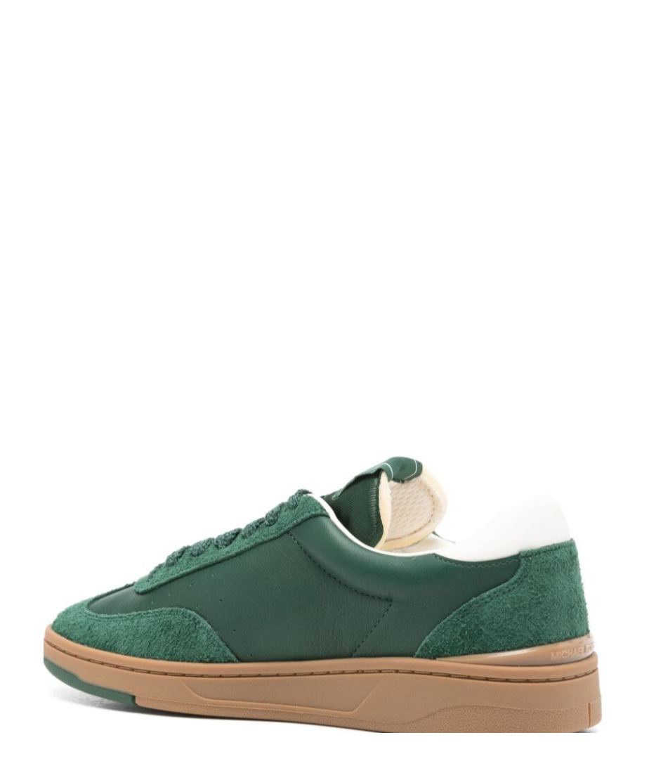 Michael Kors Wilton Lace Up Sneakers In Green