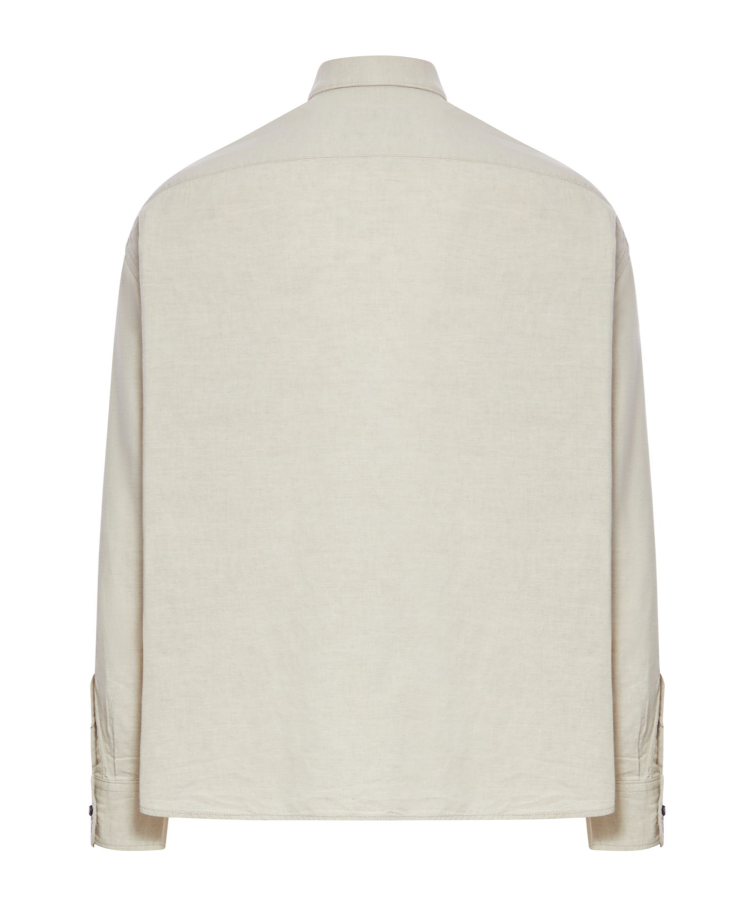 Prada Triangle-logo Shirt In Nude