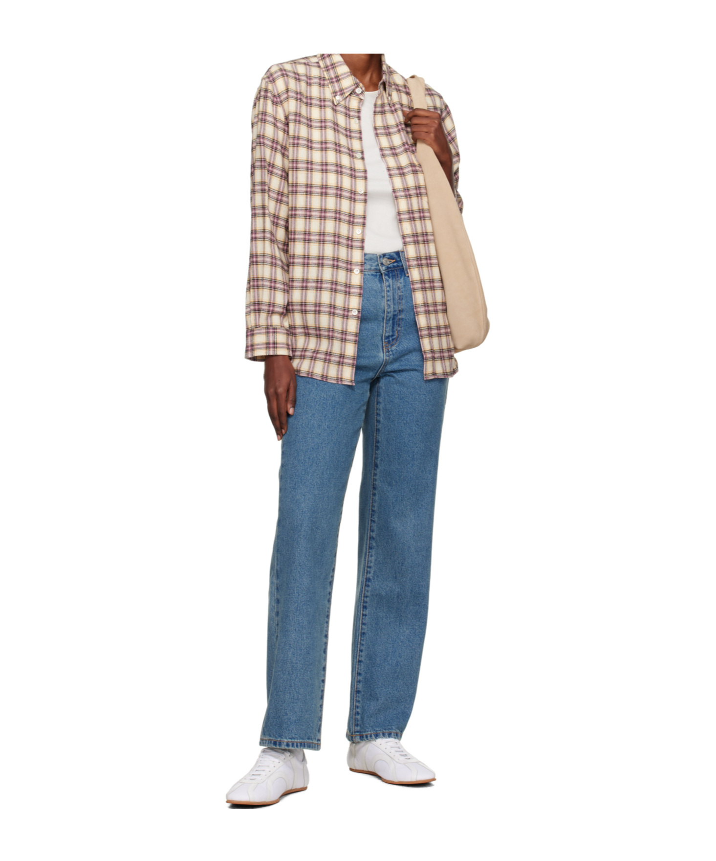Dunst Plaid Shirt In Brown