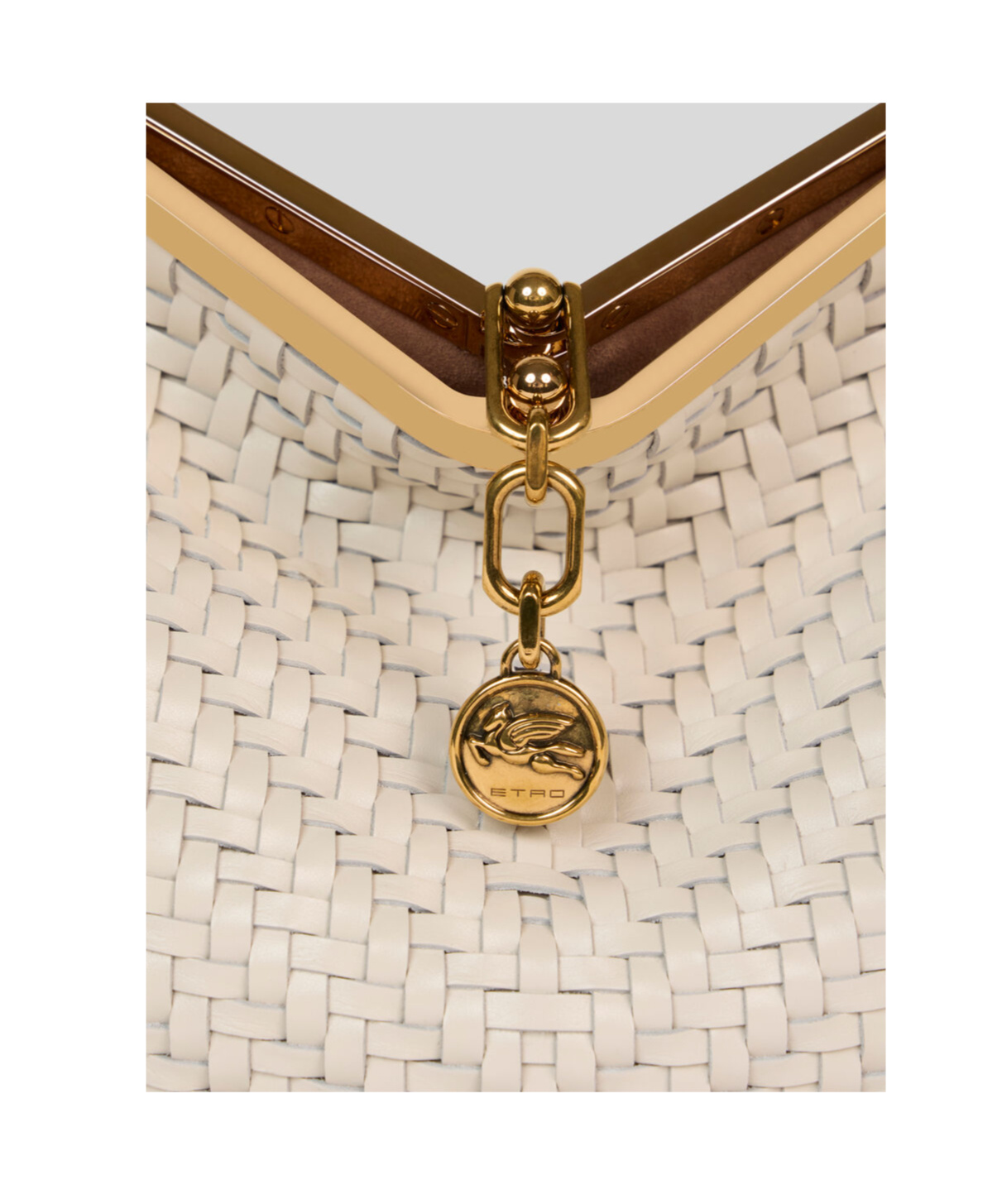 Etro Medium Vela Shoulder Bag In Nude