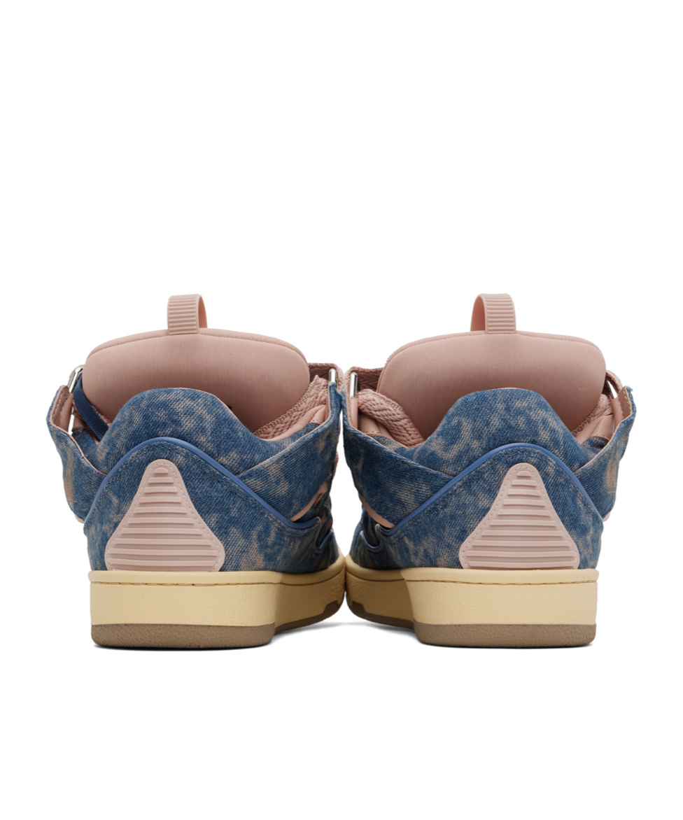 Lanvin Lace-up Low-cut Casual Shoes In Nude