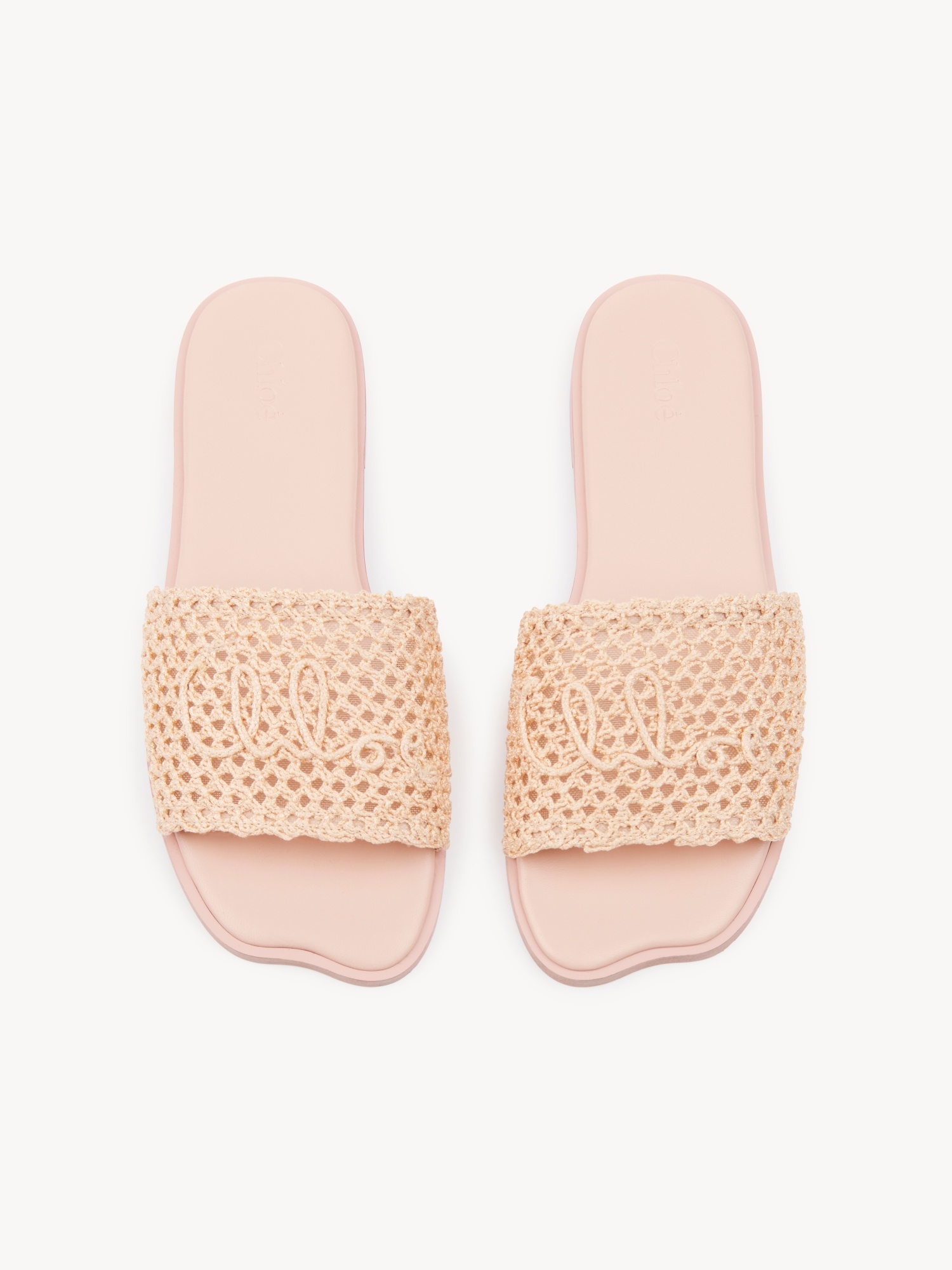 Chloé Soleil Slides In Neutral