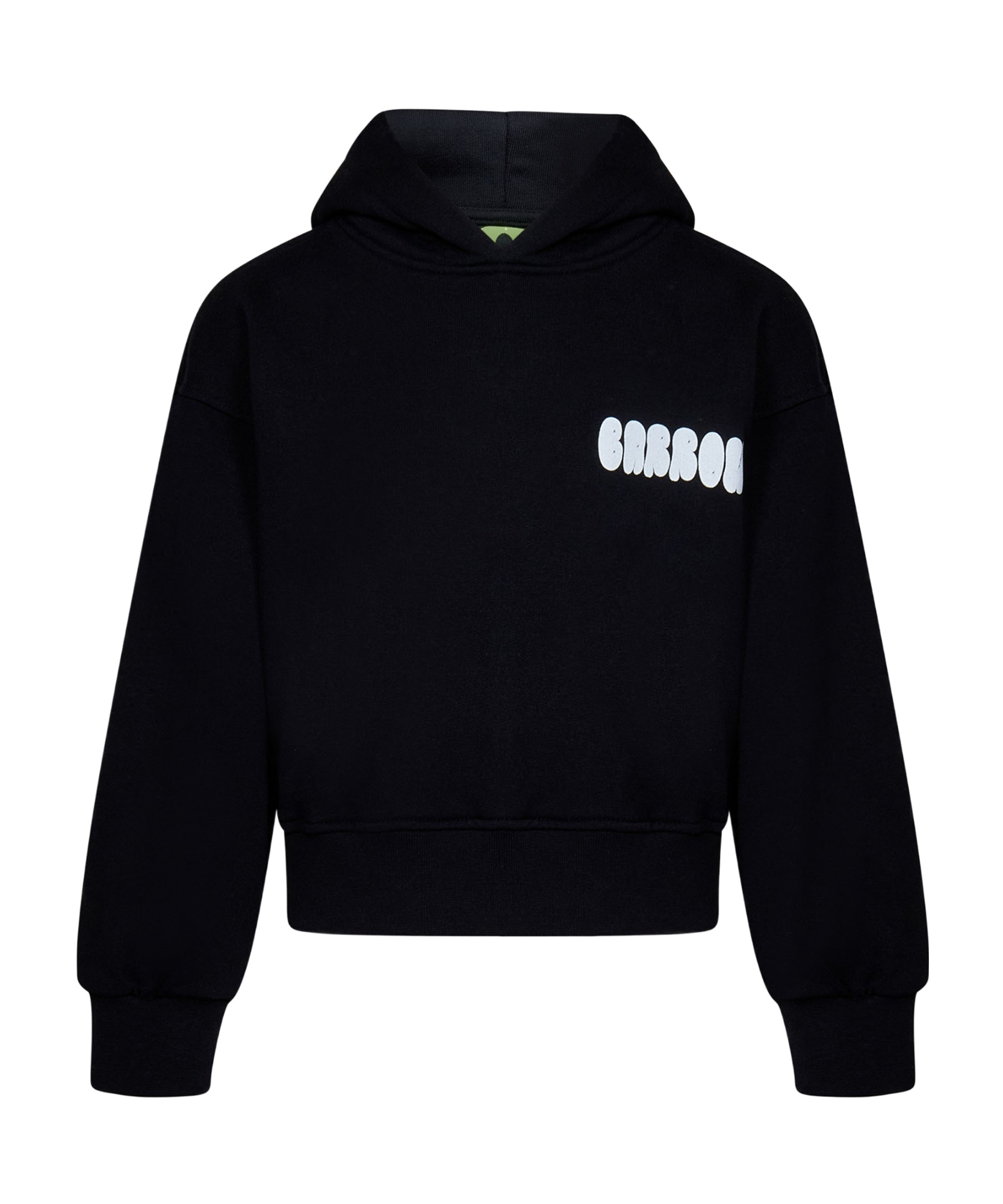 Barrow Logo-print Cotton Hoodie In Black