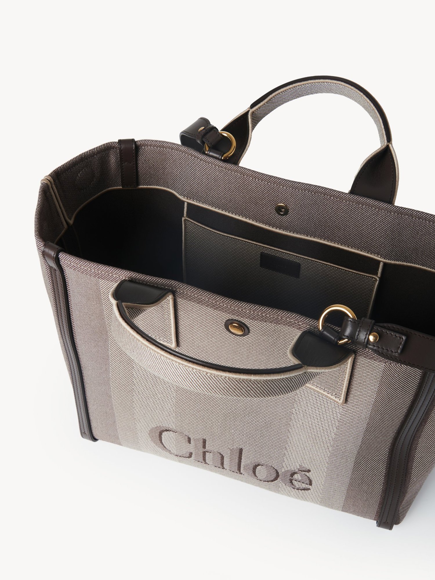 Chloé Carry Tote Bag In Gray