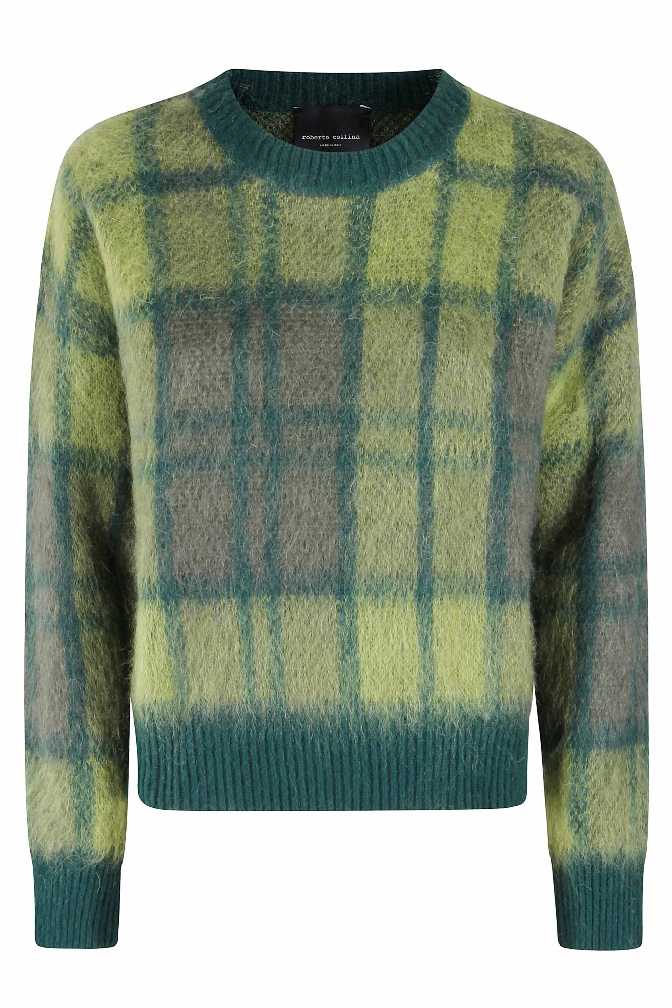 Roberto Collina Long-sleeved Sweater In Green