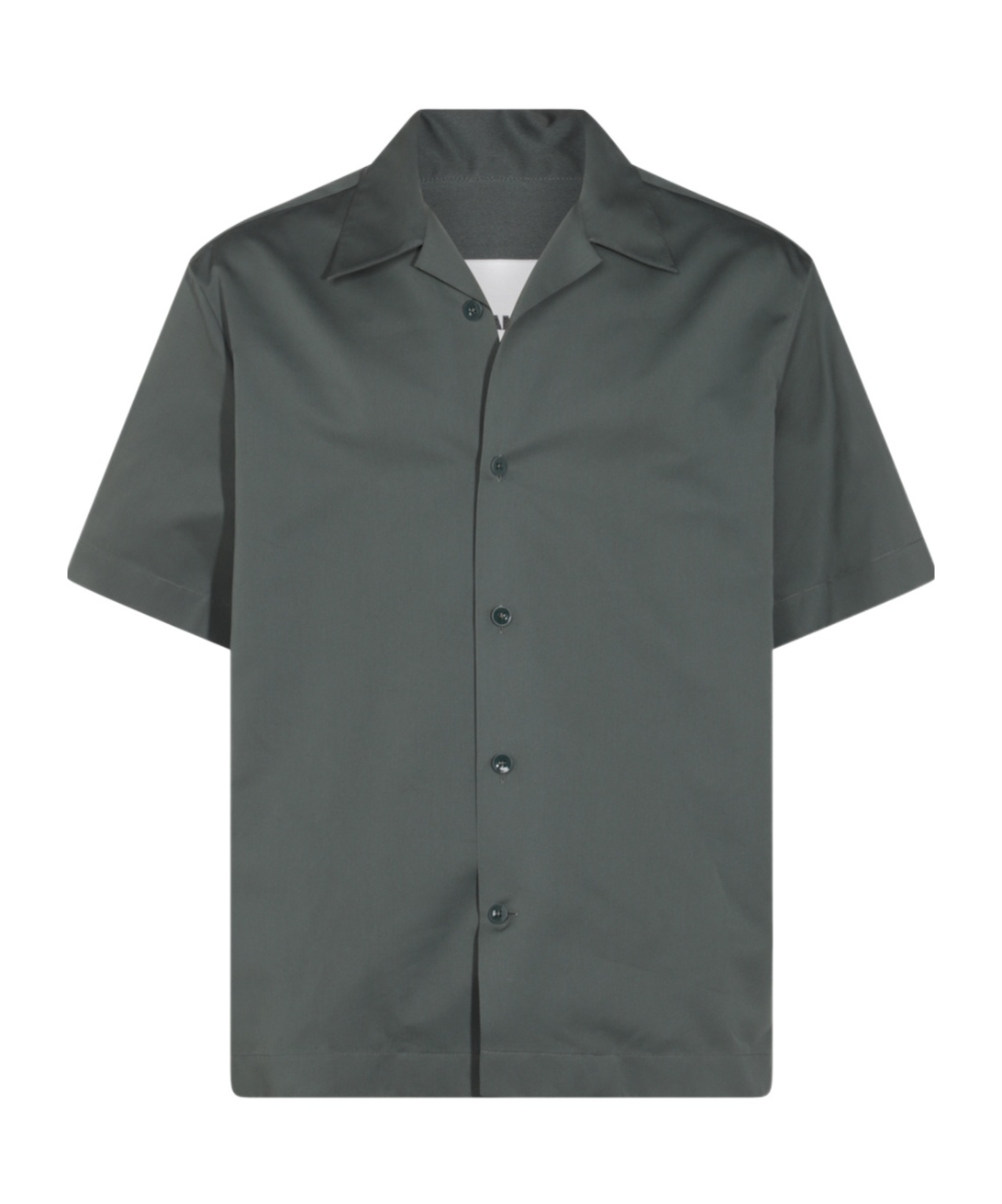Jil Sander Satin Shirt In Black