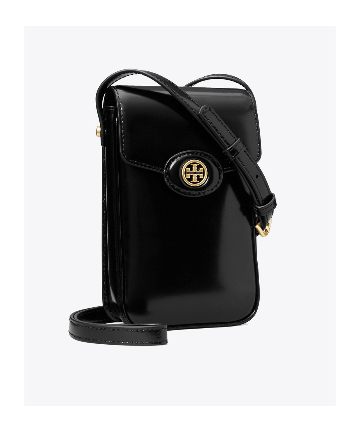 TORY BURCH TORY BURCH ROBINSON LOGO PLAQUE PHONE POUCH