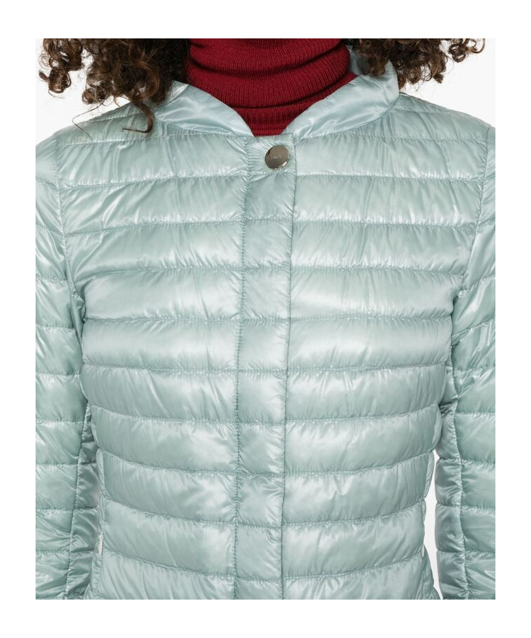 Herno Long-sleeved Down Jacket In Green