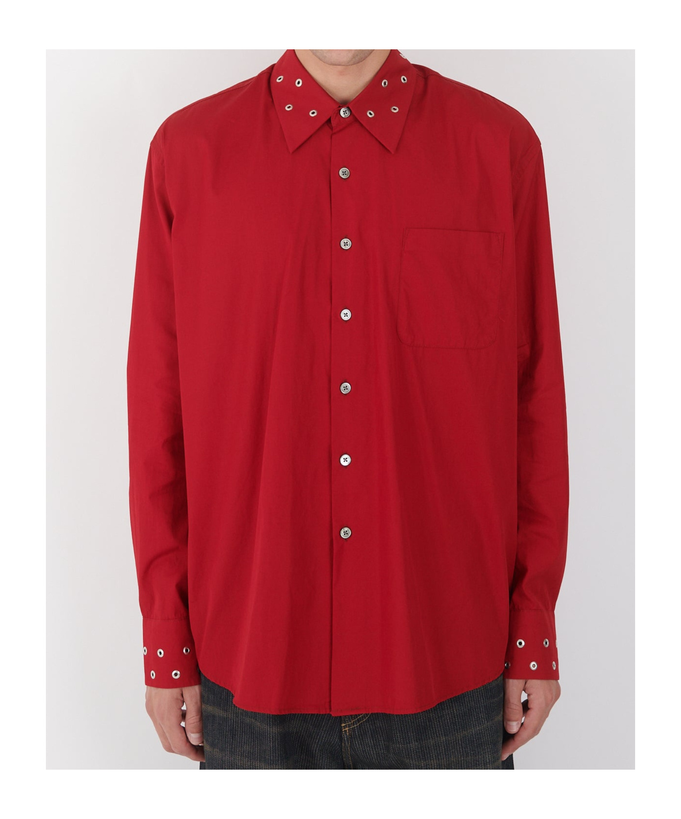 Our Legacy Long-sleeve Shirt In Red