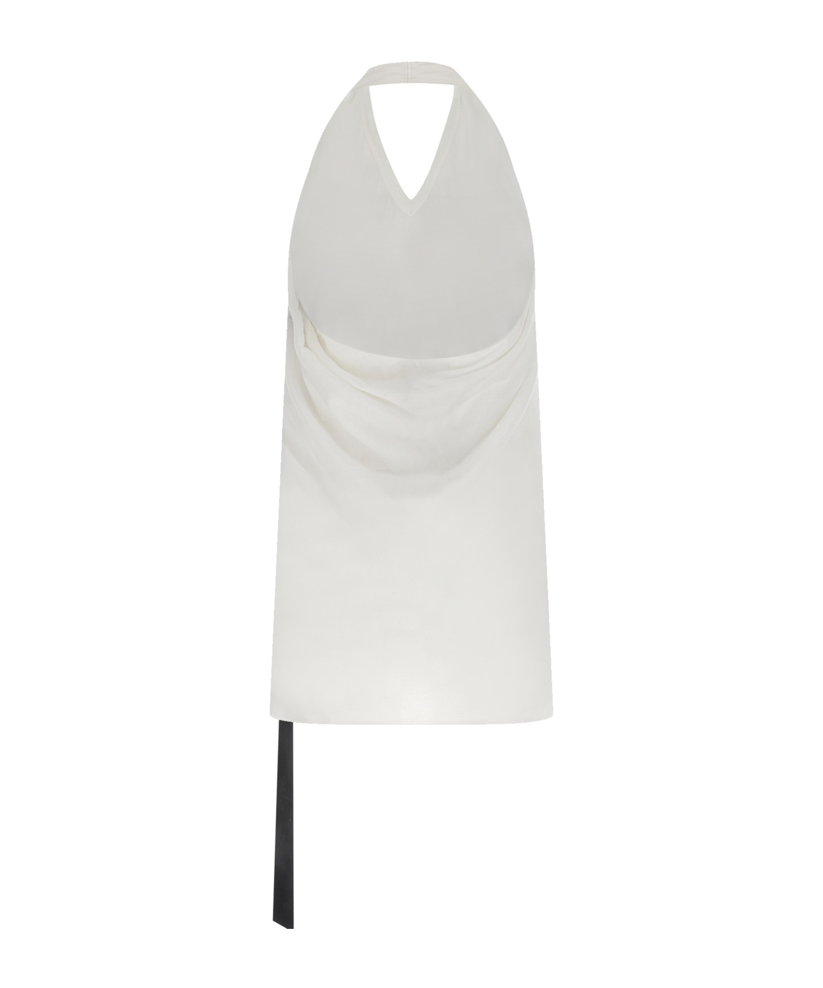 Rick Owens Drkshdw 'sally' Halterneck Top V Neck In White