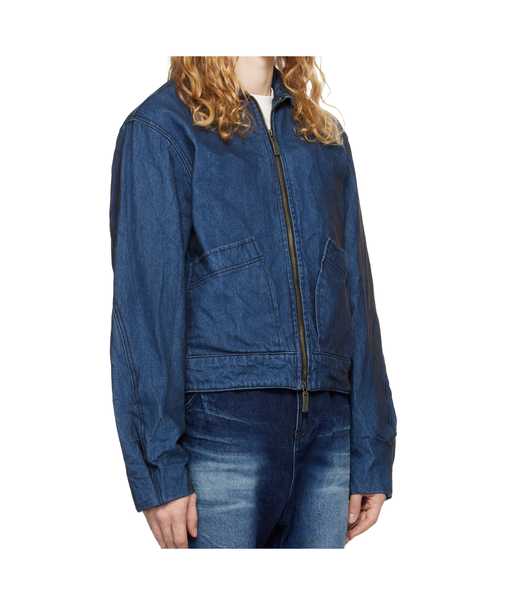 Ader Error Blue Product. 25 Denim Jacket In Blue