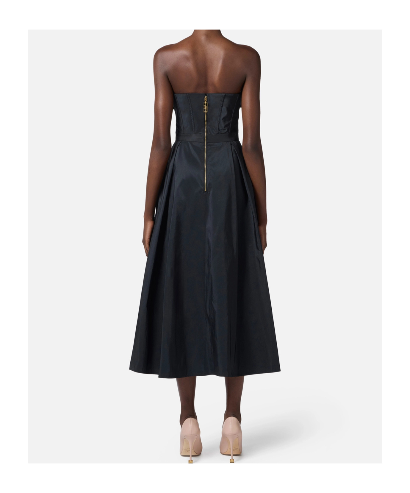 Elisabetta Franchi Dress In Black