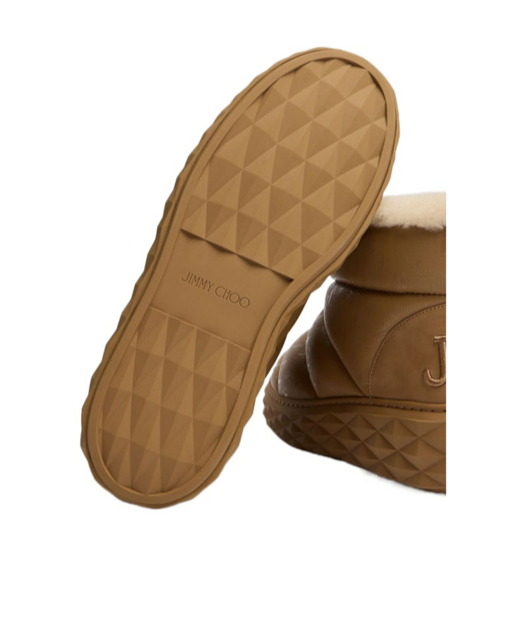 JIMMY CHOO QUILTED DESIGN SHORT BOOTS