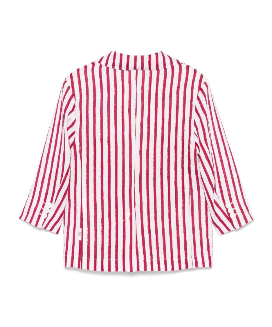 Douuod Striped Blazer In Pink