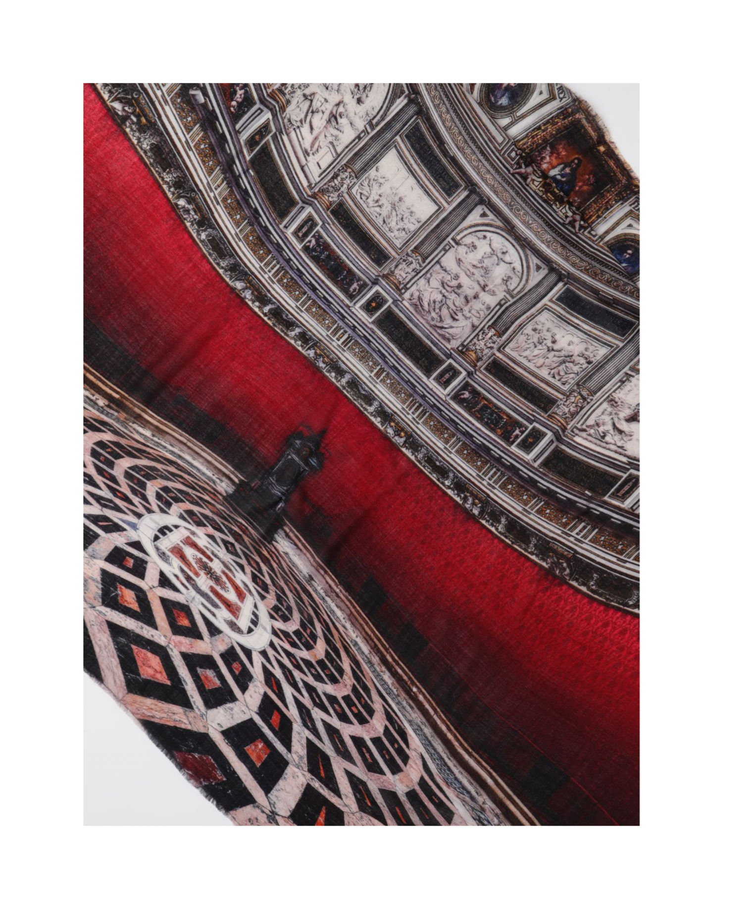 Faliero Sarti Printed Scarf In Black