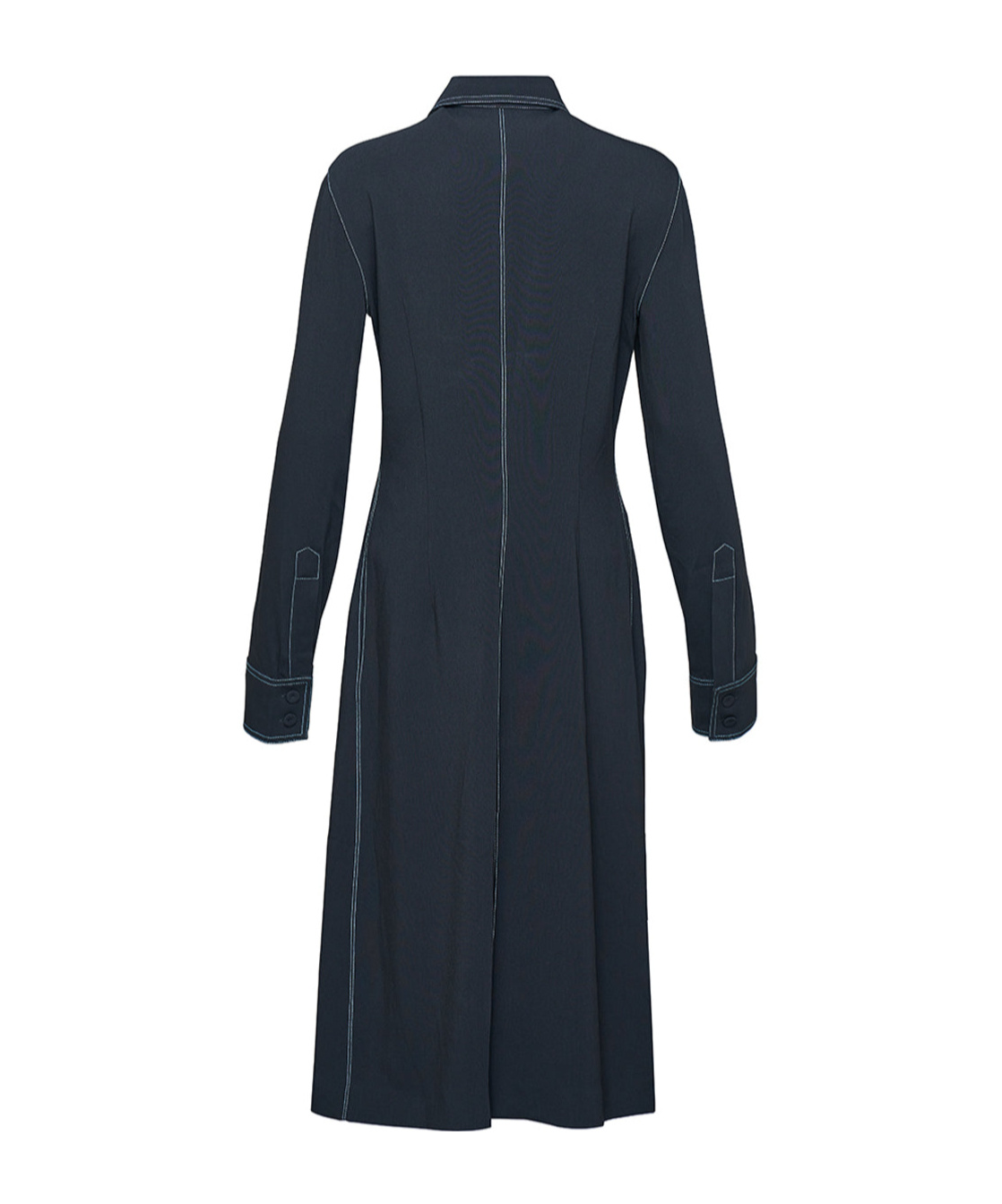 Stella Mccartney Contrast-stitching Midi Shirtdress